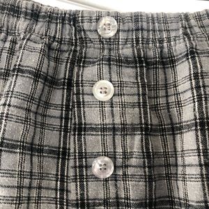 Plaid boxer shorts